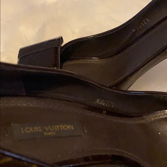 LOUIS VUITTON Monogram Canvas Peep Toe Pump Size39 - Picture 4 of 8
